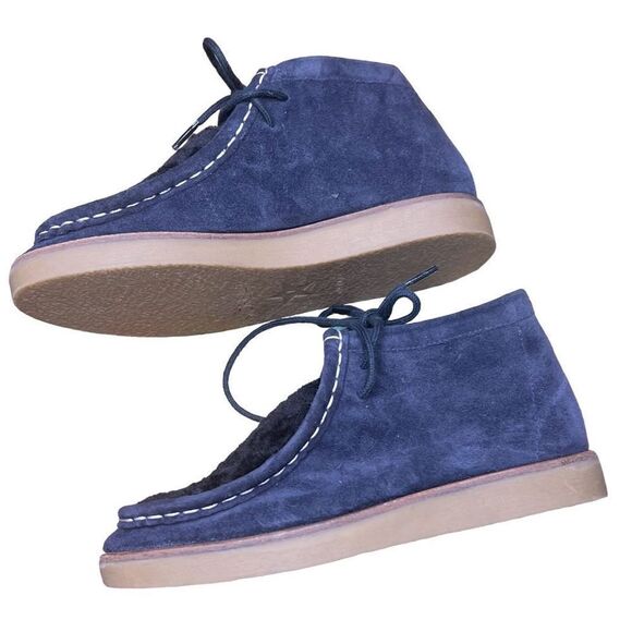 The Great The Trooper Chukka Boot in Midnight Black Shearling NWOB Size 7 - Picture 5 of 9